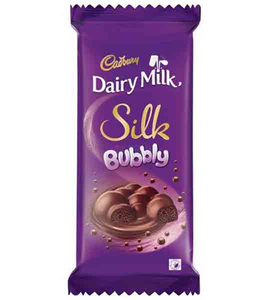 Cadbury Dairy Milk Silk Bubbly 120 gm